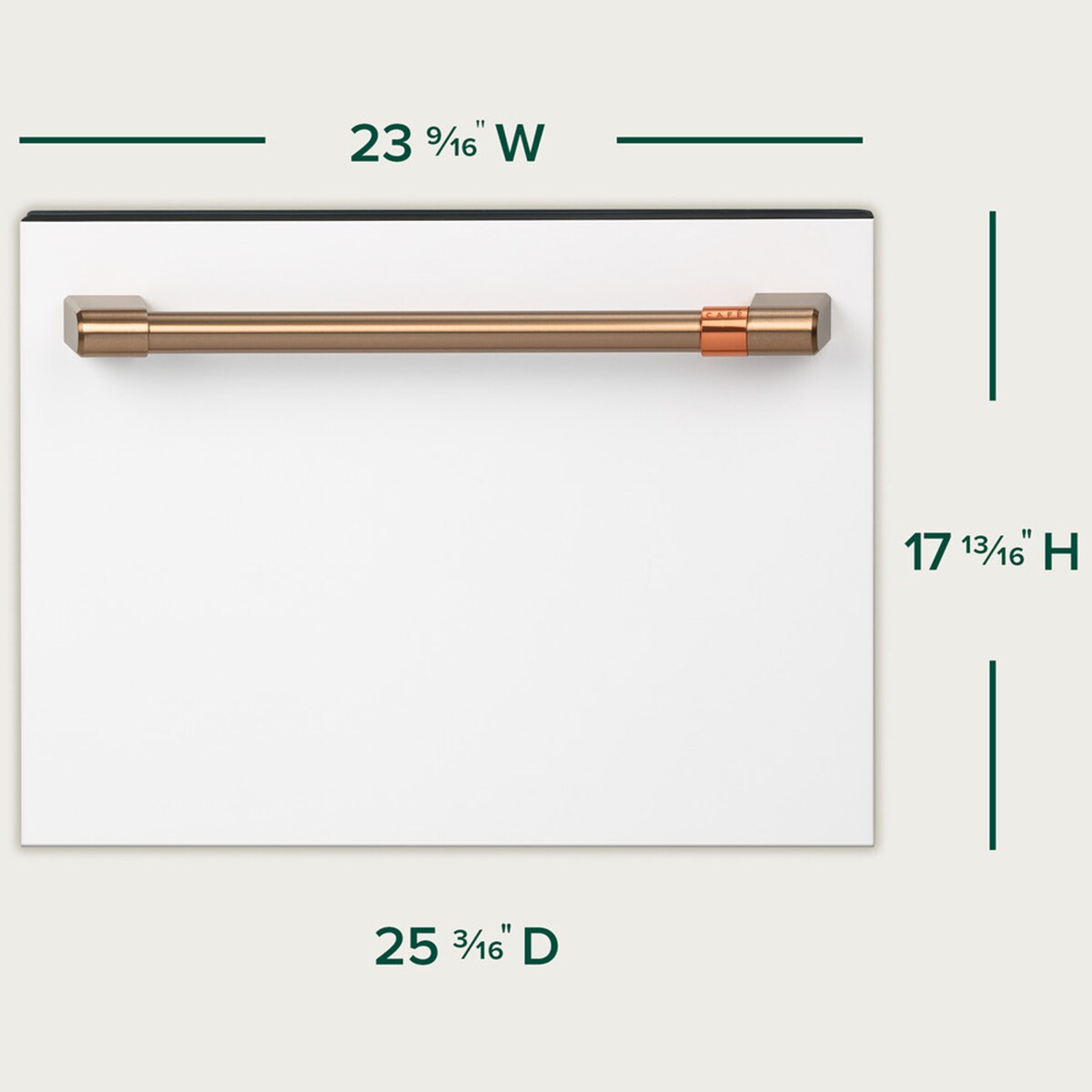 Cafe 24 in. Smart Dishwasher with Top Control & 45 dBa Sound Level - Matte White, , hires