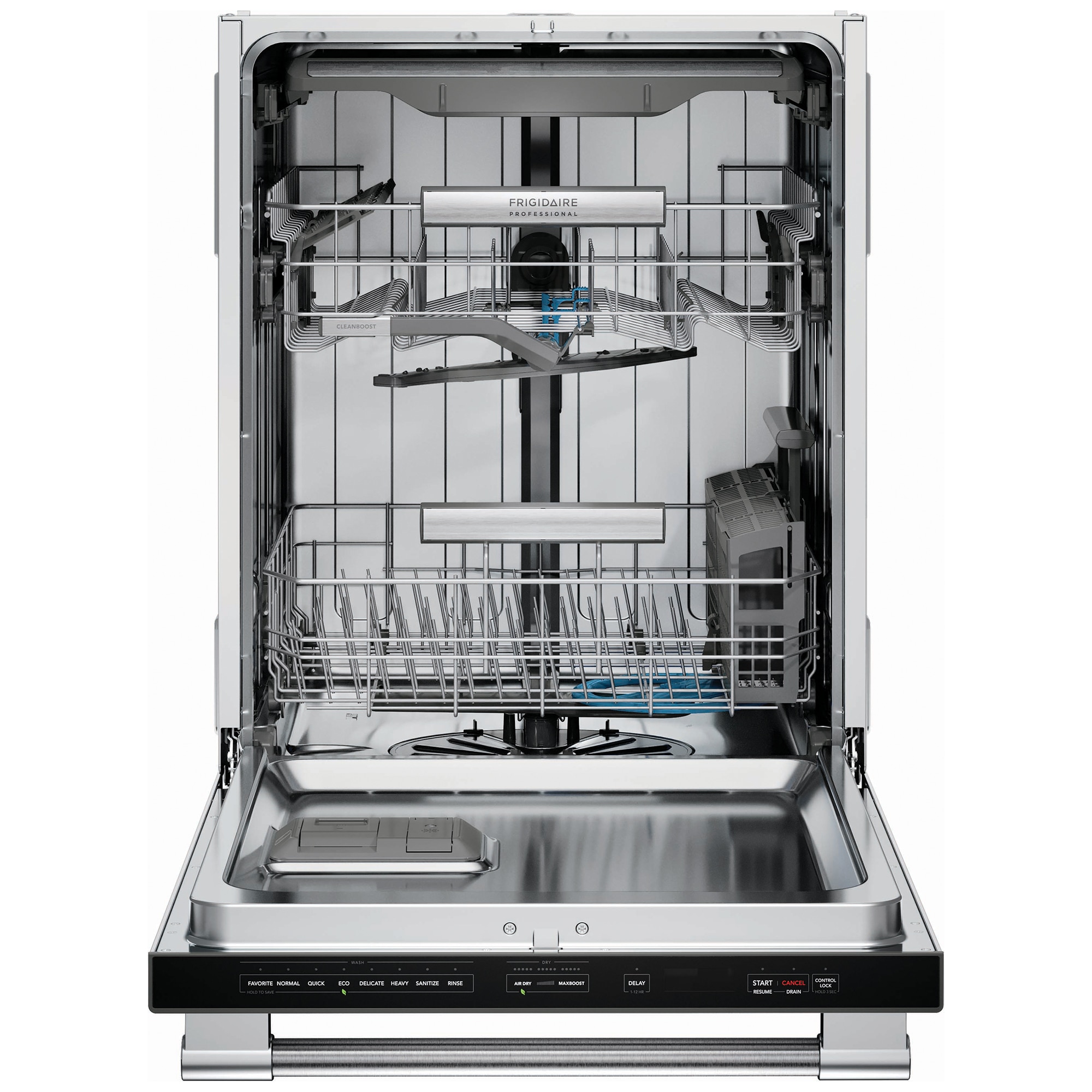 Frigidaire Professional 24 in. Top Control Dishwasher with 47 dBa Sound Level, 3rd-Rack & CleanBoost - Stainless Steel, , hires