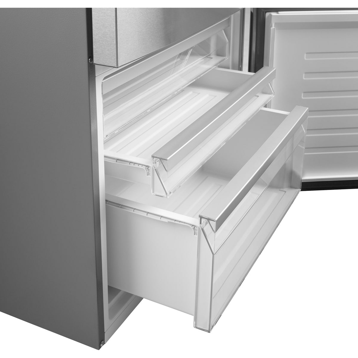 GE 31 in. 17.7 cu. ft. Counter Depth Bottom Freezer Refrigerator - Fingerprint Resistant Stainless, , hires