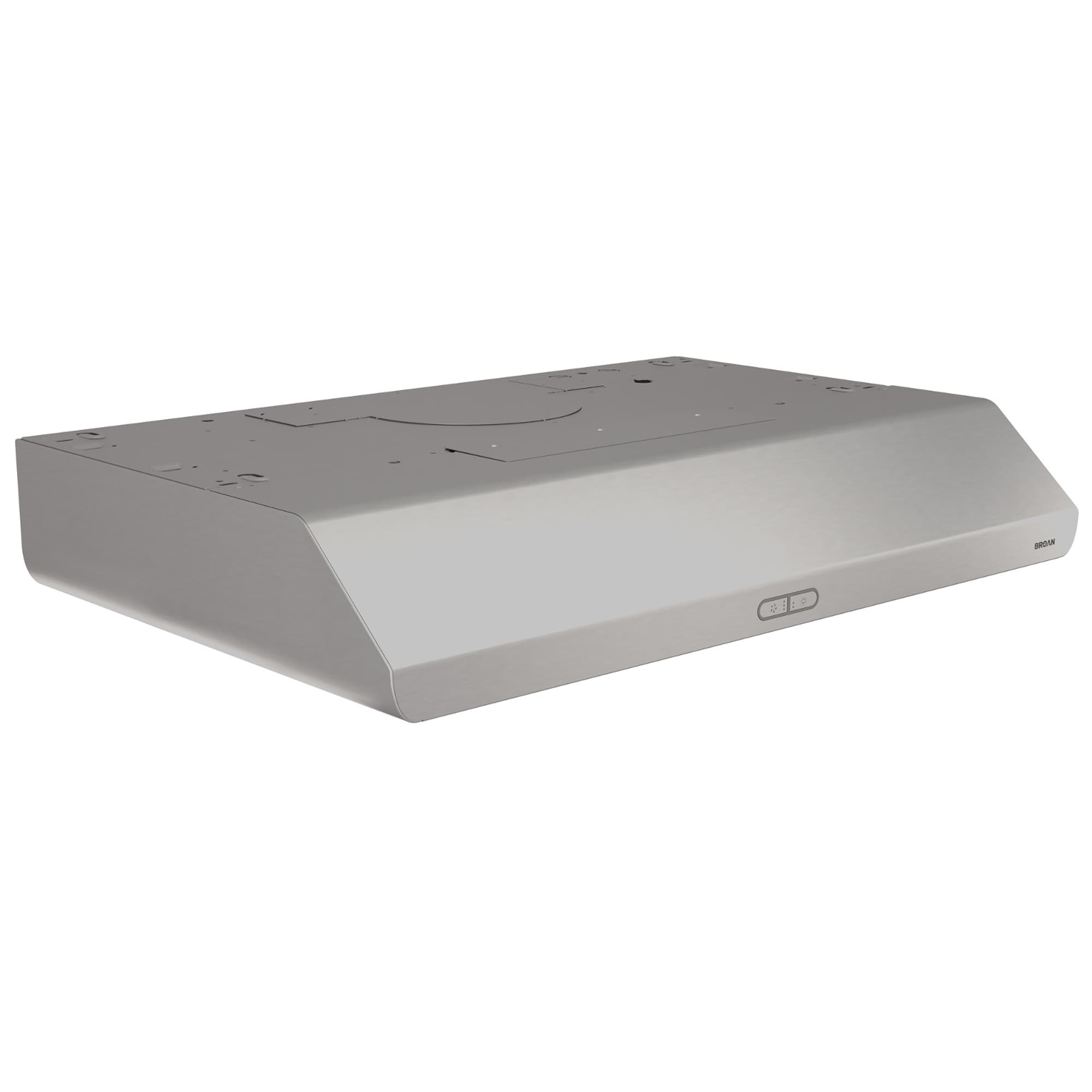 Broan 30 in. Convertible Standard Style Range Hood with 300 CFM, 3 Fan Speeds & 2 LED Lights - Stainless Steel, , hires