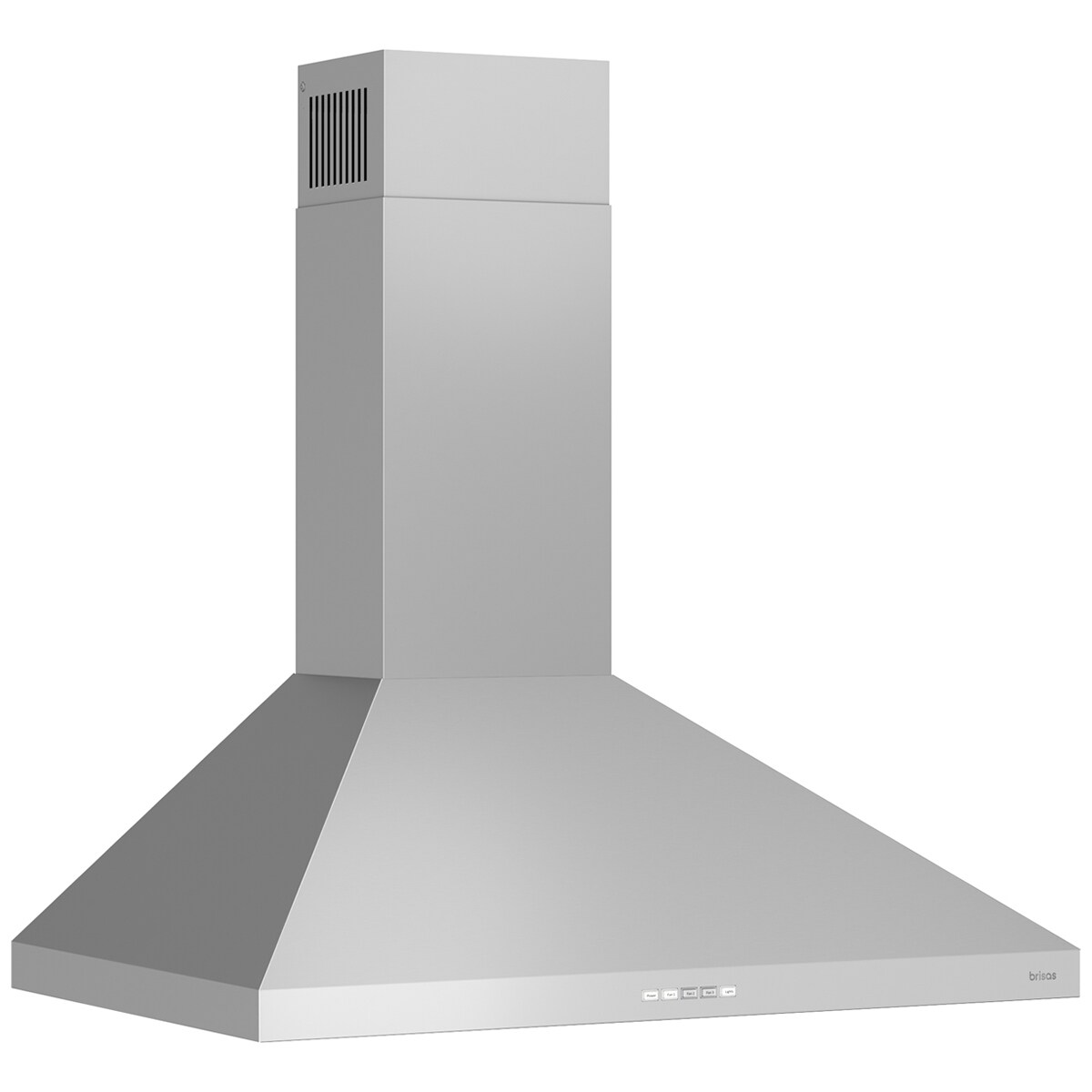 Zephyr 30 in. Convertible Chimney Style Range Hood with 600 CFM, 3 Fan Speeds & 2 LED Lights - Stainless Steel, , hires