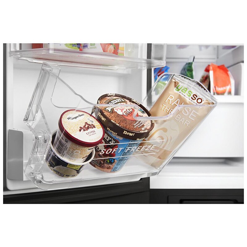 Maytag 36 in. 24.5 cu. ft. Side by Side Refrigerator with Ice & Water Dispenser - Fingerprint Resistant Stainless Steel, Fingerprint Resistant Stainless, hires