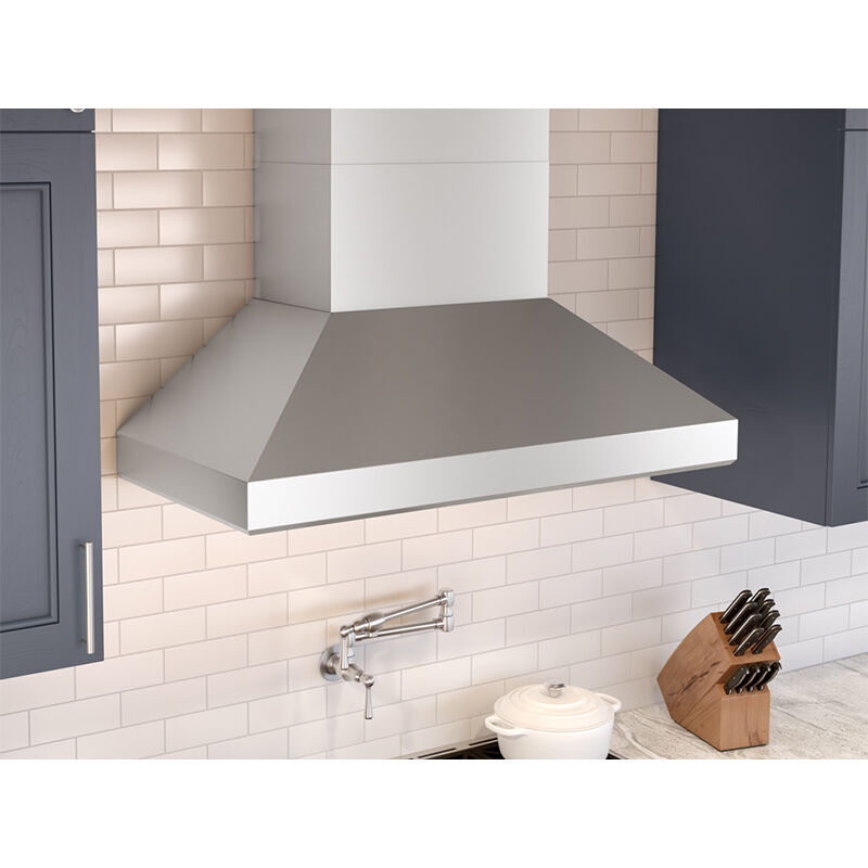 Zephyr Titan Series 60 in. Ducted Chimney Style Range Hood with 750 CFM, 6 Fan Speeds & 4 LED Lights - Stainless Steel, , hires