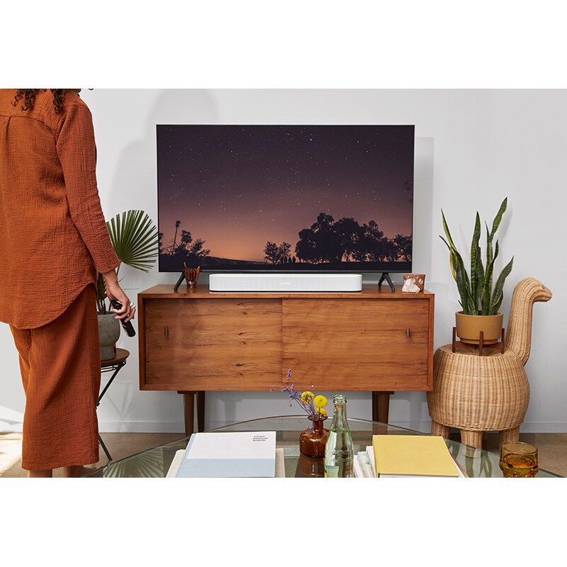 Sonos Beam (Gen 2) 5 Channel Dolby Atmos Smart Sound Bar - White, White, hires