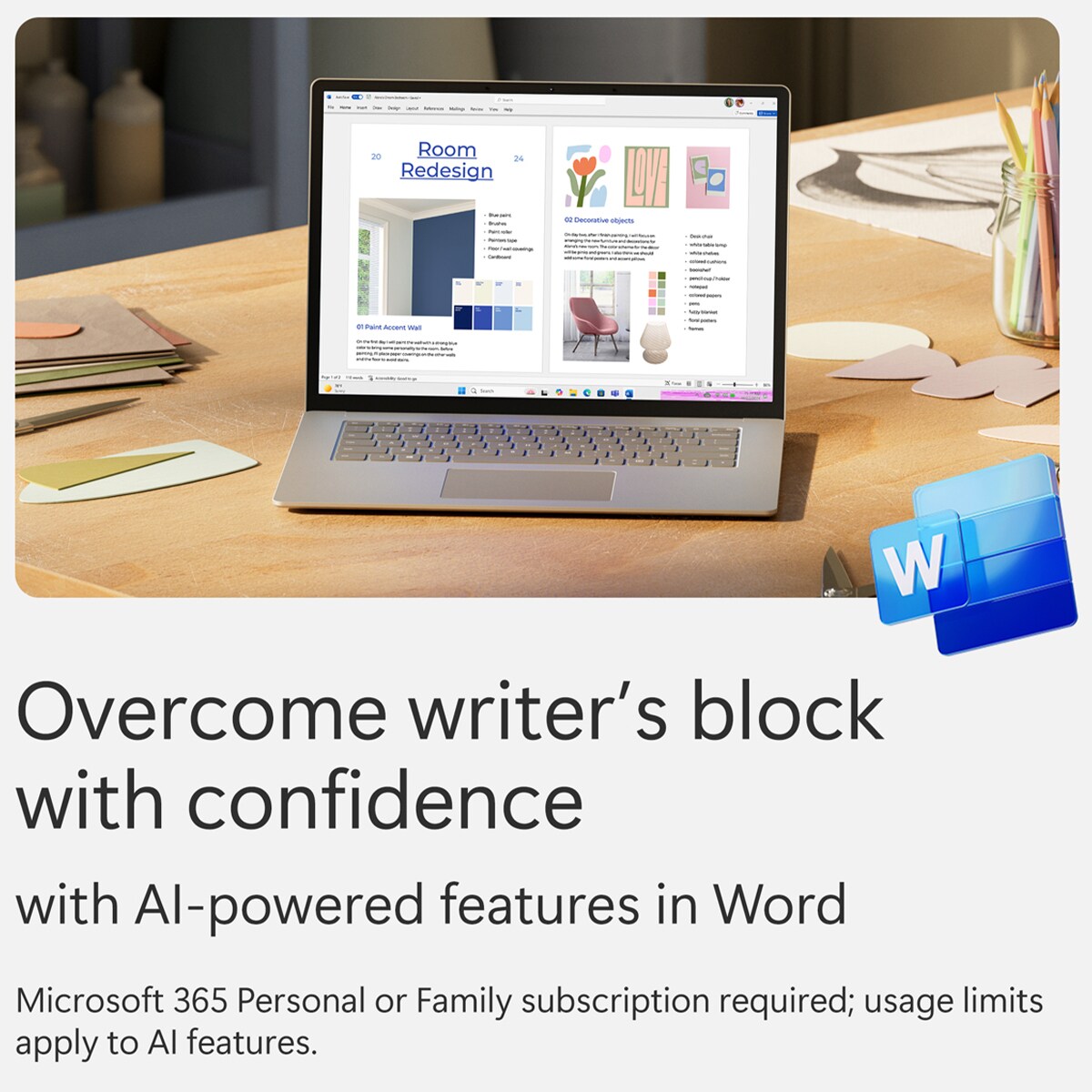 Microsoft 365 Family for PC & Mac with Premium Office Apps & Copilot (12 Month Subscription), , hires