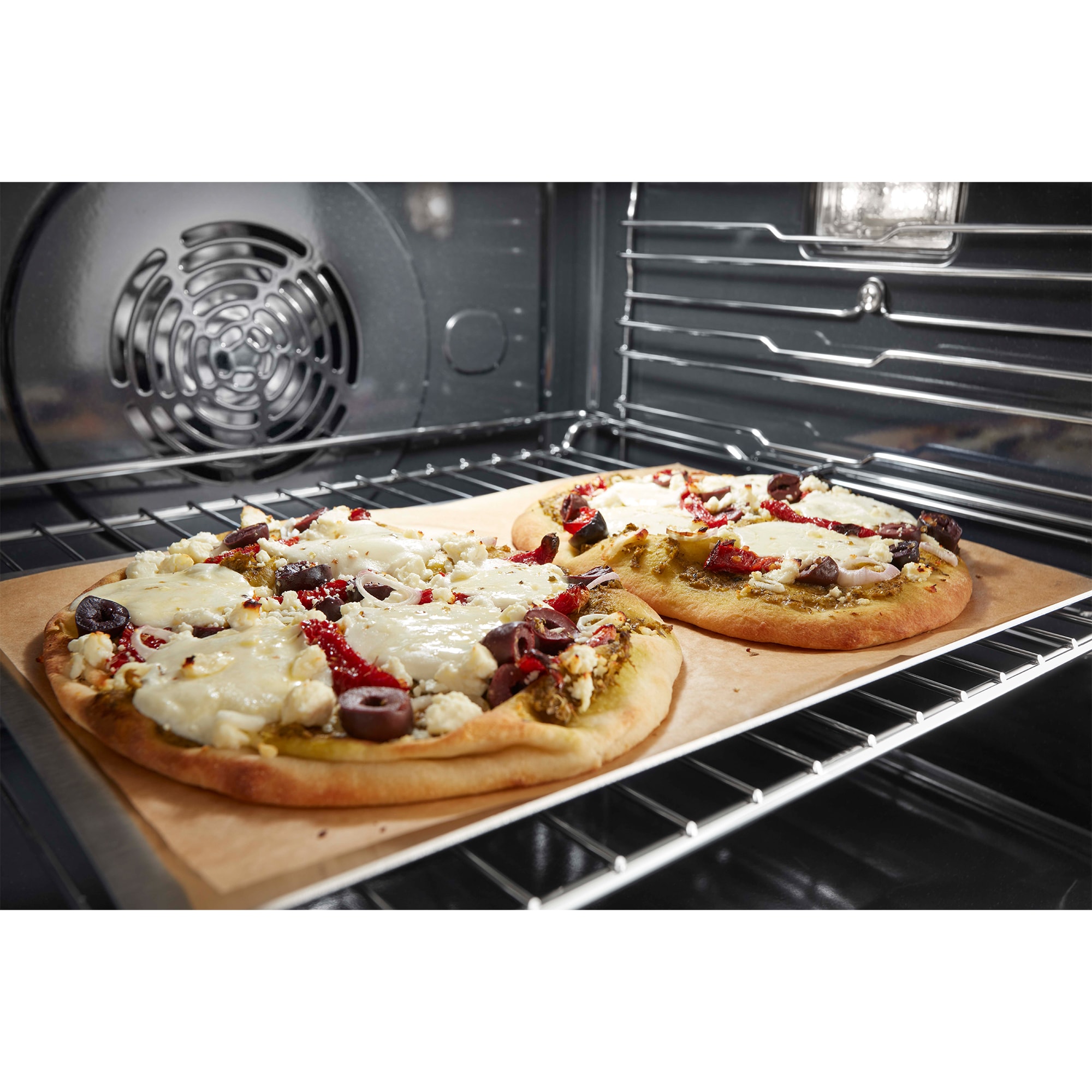 KitchenAid 24 in. 2.6 cu. ft. Smart Electric Single Wall Oven with True European Convection - Fingerprint Resistant Stainless Steel, , hires