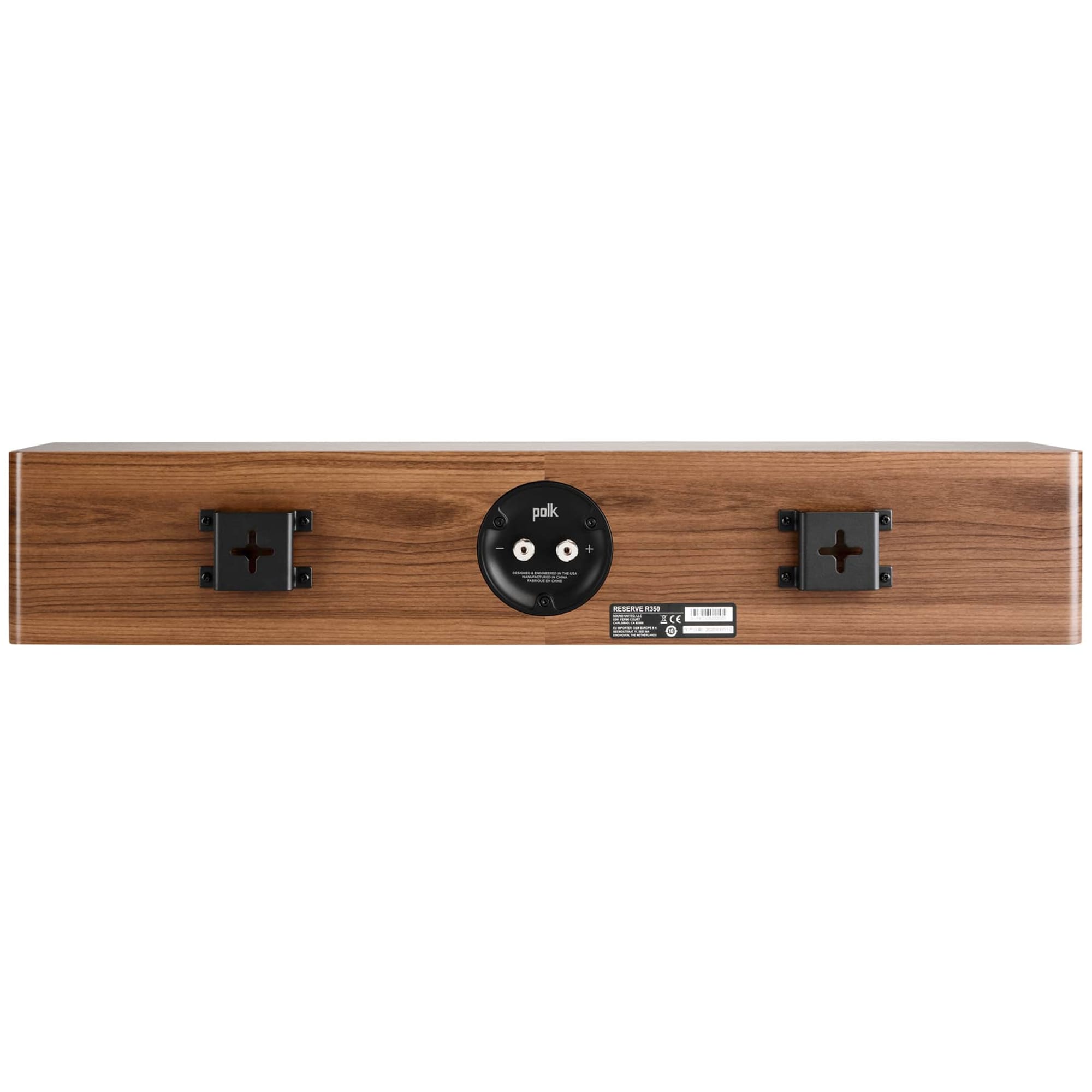 Polk Reserve R350 Premium Slim Center Channel Speaker - Brown, Brown, hires