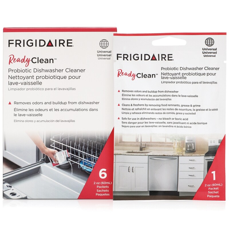 Frigidaire ReadyClean Probiotic Dishwasher Cleaner 6 pack for