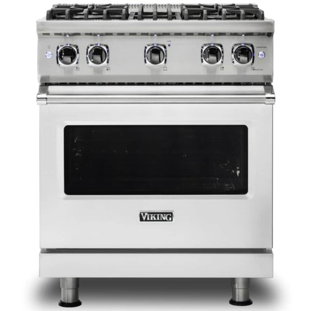 Viking 5 Series 30 in. 4 cu. ft. Standard Convection Gas Range with 4 Sealed Burners - Stainless Steel, Stainless Steel, hires