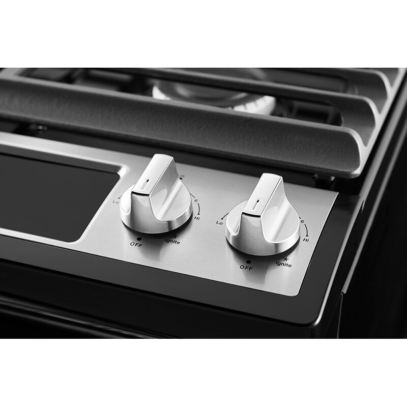 Whirlpool 30 in. 5 cu. ft. Slide-In Gas Range with 4 Sealed Burners - Stainless Steel, Stainless Steel, hires
