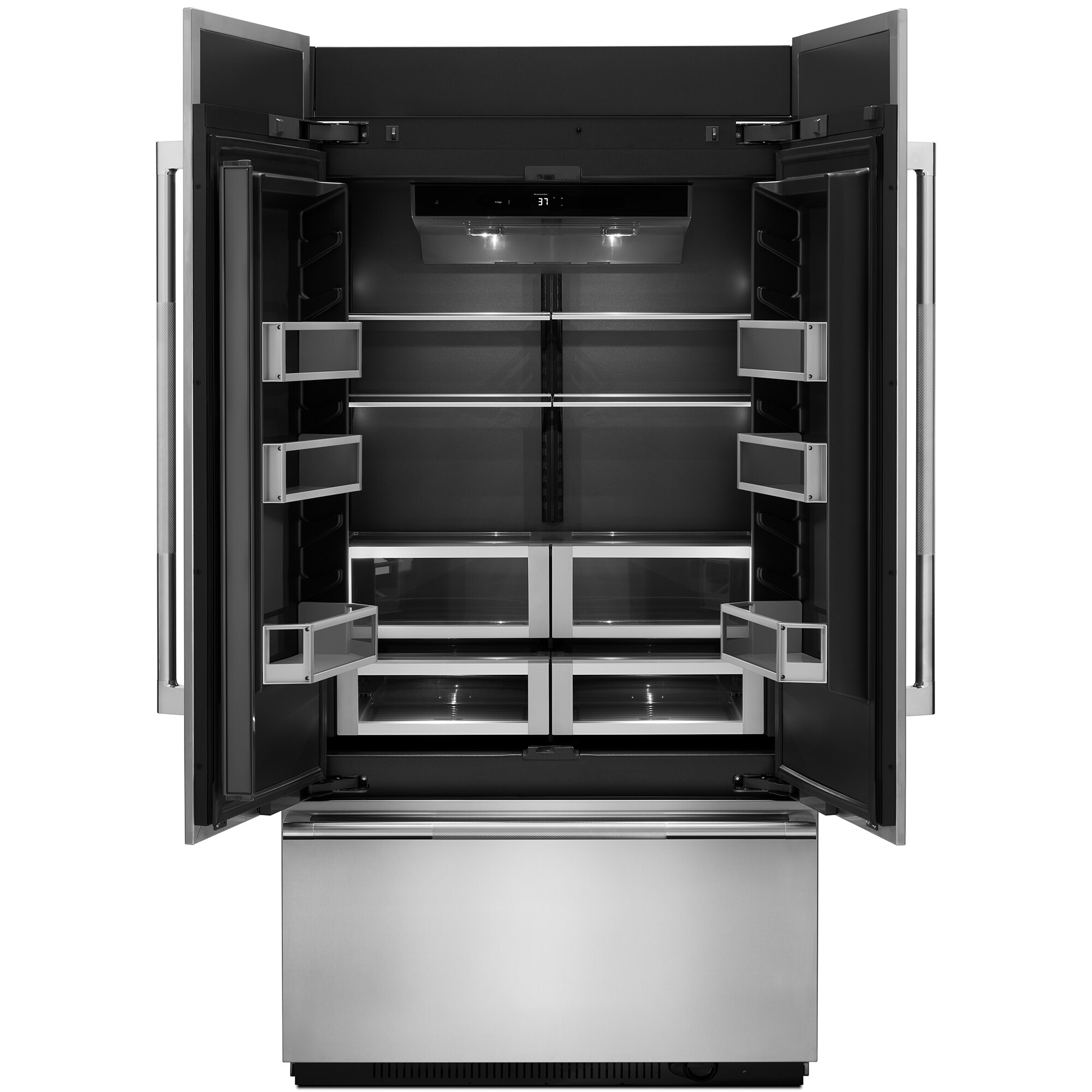 JennAir 42 in. 24.2 cu. ft. Built-In Counter Depth French Door Refrigerator with Ice Maker - Custom Panel Ready, , hires