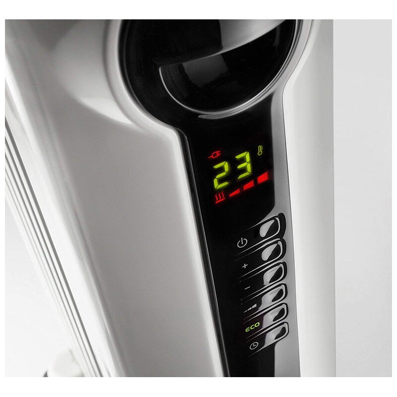 De Longhi 1500 W Radiator Space Heater with 3 Heat Settings & Overheat Safety Shut-Off - White, , hires