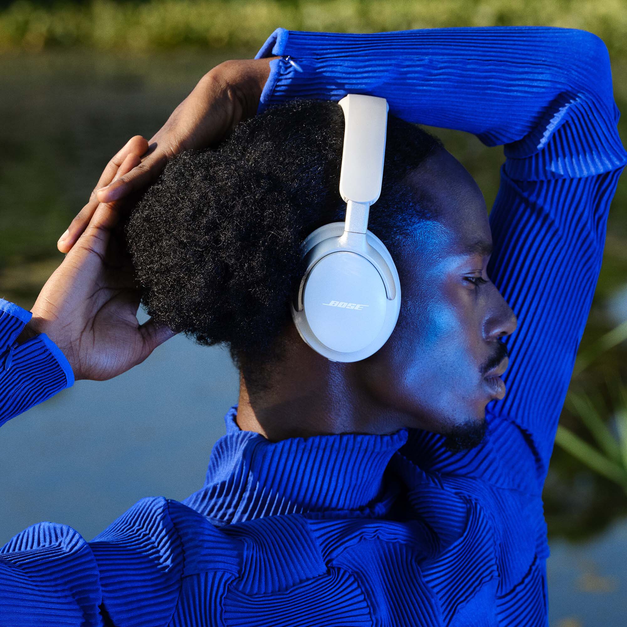 Bose - QuietComfort Ultra Wireless Noise Cancelling Over-the-Ear Headphones - White Smoke, , hires