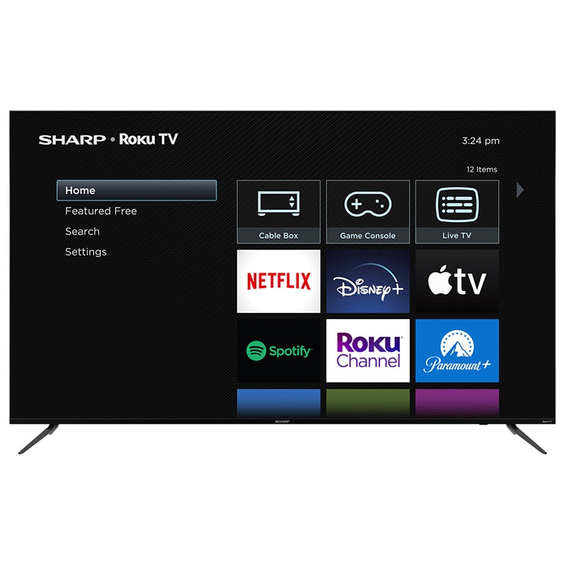 Sharp - 75" Class LED 4K UHD Smart Roku TV, , hires