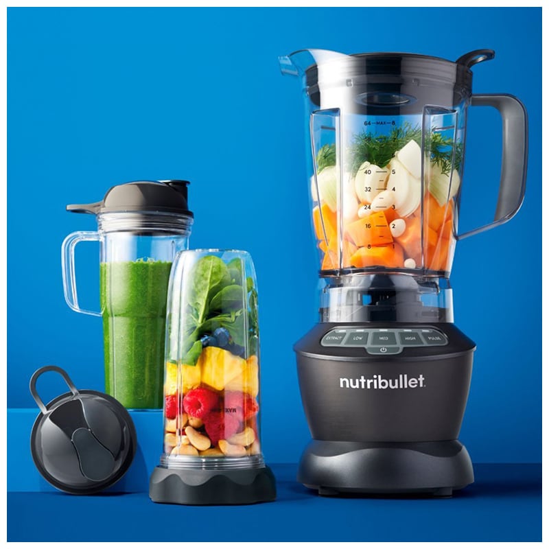 Nutribullet 64 Oz. Variable Speed Countertop Blender with Plastic Jar & Tamper - Matte Black, , hires
