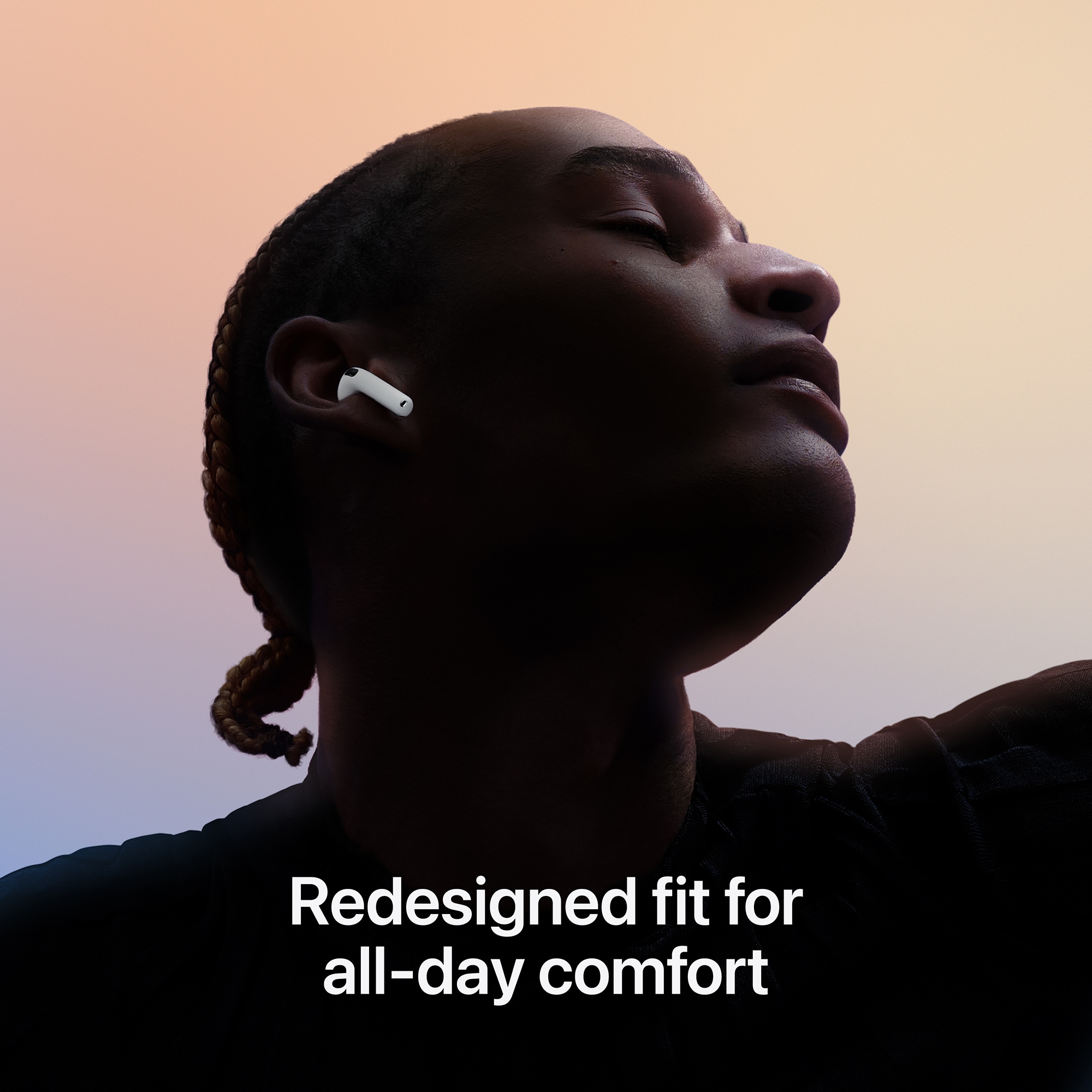 Apple - AirPods 4 with Active Noise Cancellation - White, , hires