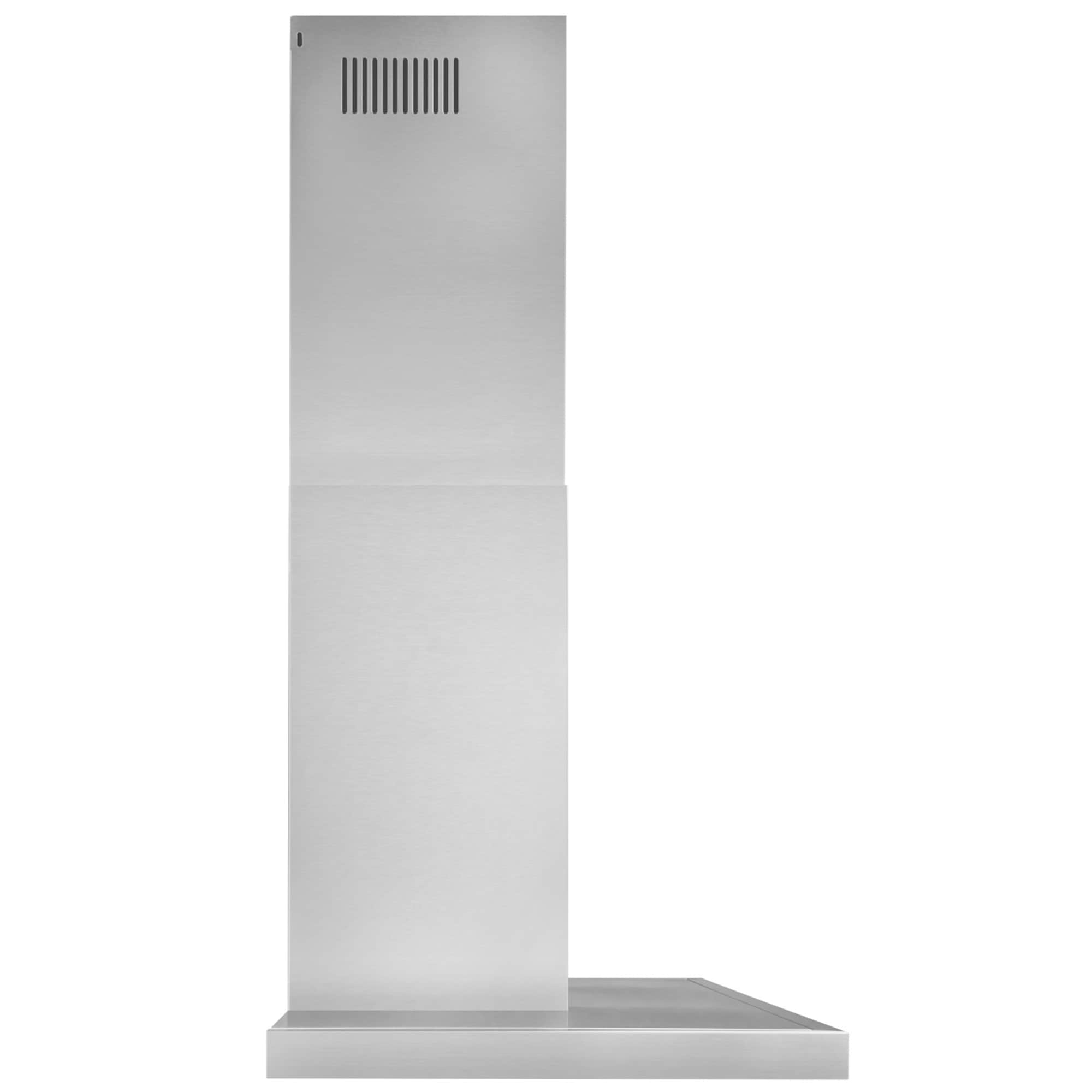 Broan 30 in. Chimney Style Range Hood with 3 Speed Settings, 450 CFM & 2 LED Lights - Stainless Steel, , hires