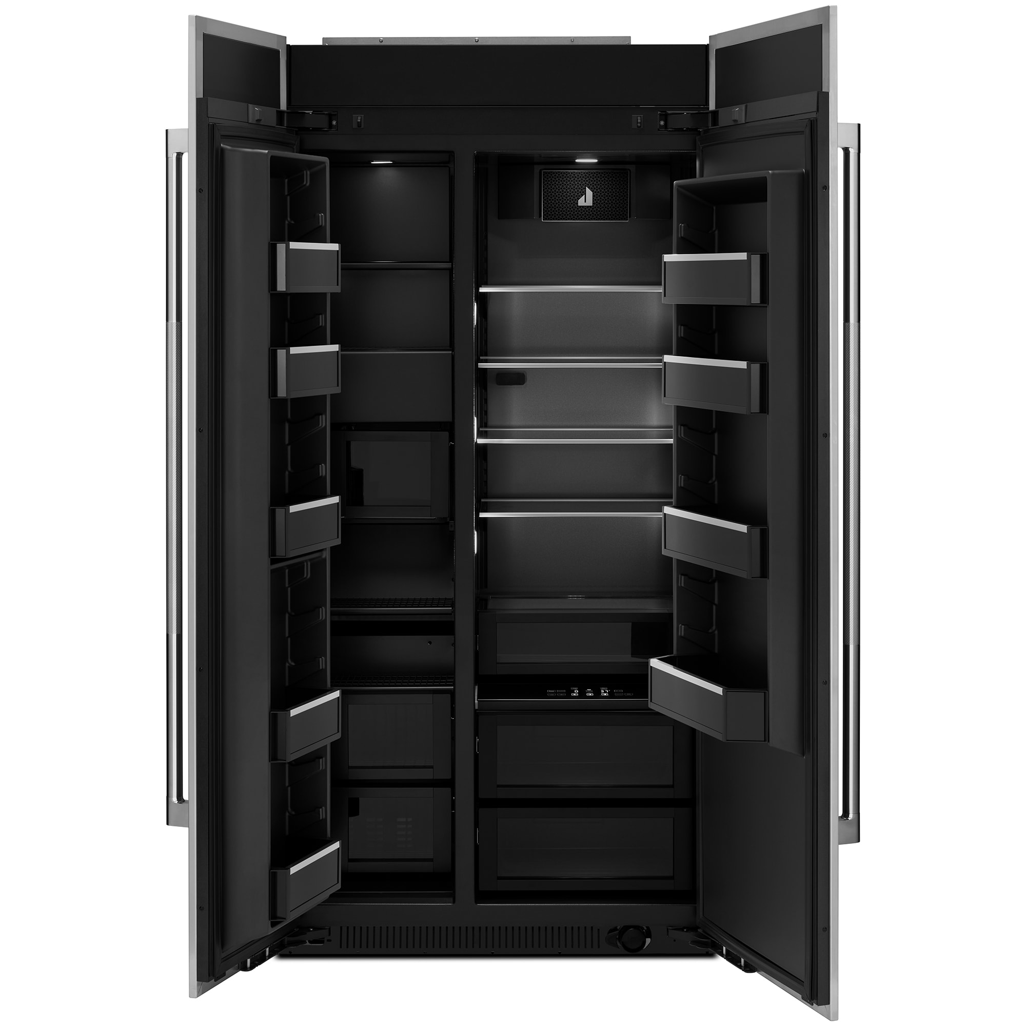 JennAir 42 in. 25.5 cu. ft. Built-In Counter Depth Side by Side Refrigerator with Ice Maker - Custom Panel Ready, , hires