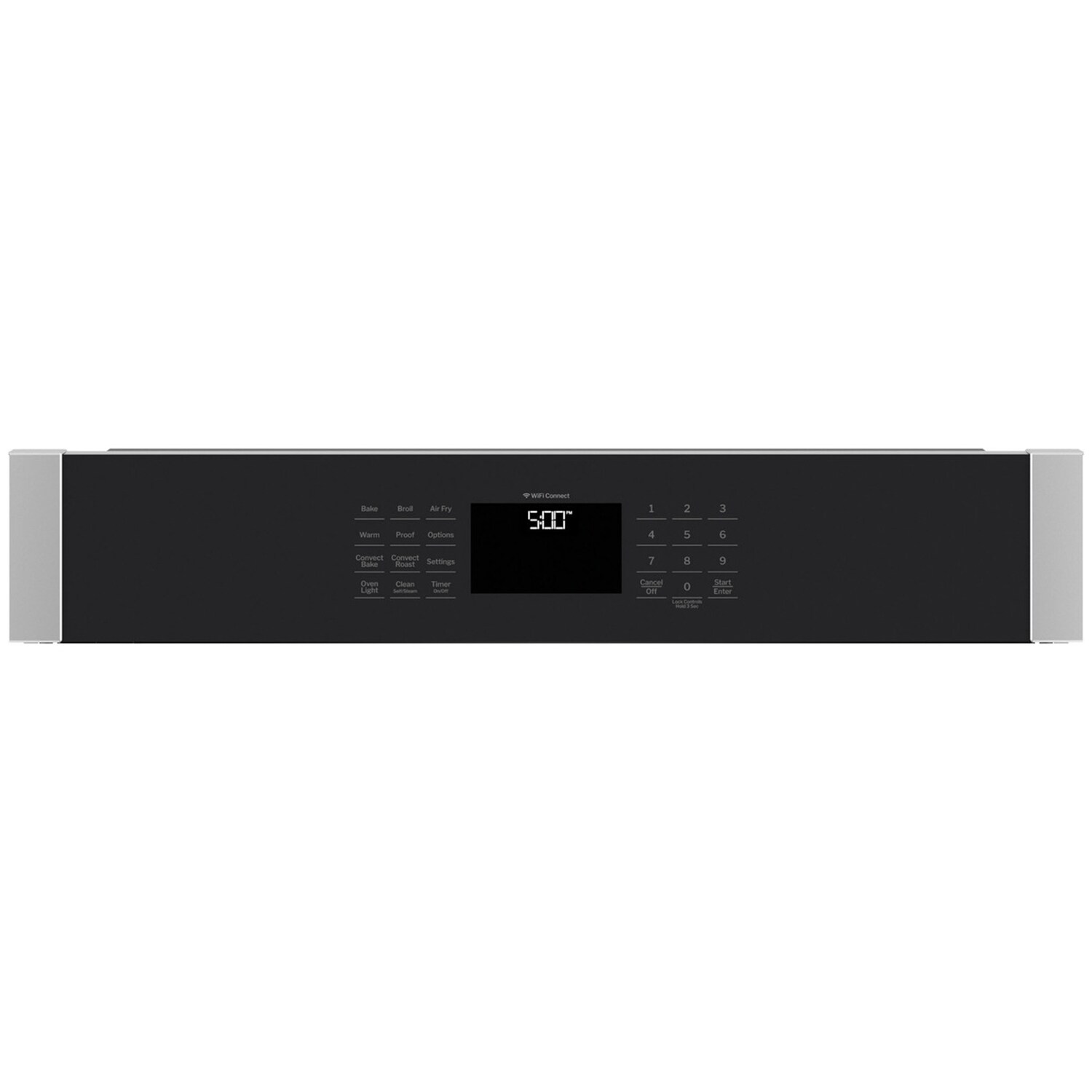 GE 30 in. 10 cu. ft. Smart Top Control Electric Double Wall Oven with True European Convection - Stainless Steel, , hires