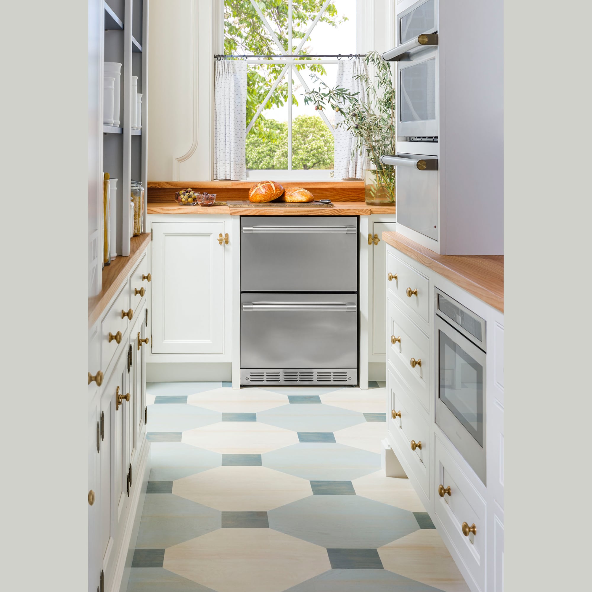 Monogram 24 in. 5 cu. ft. Double Refrigerator Drawers - Stainless Steel, , hires