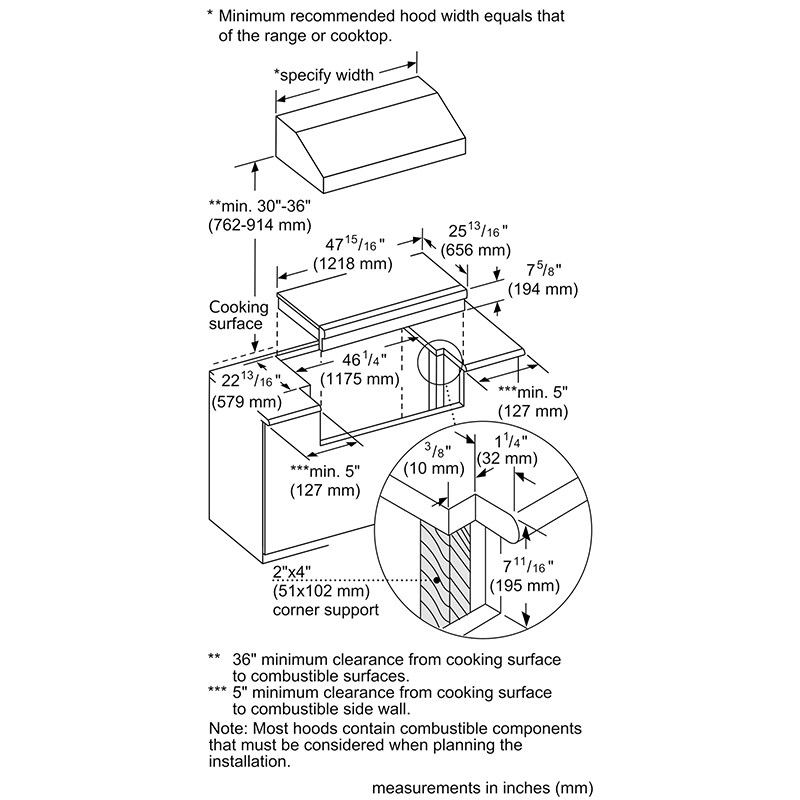 Thermador Professional Series 48" SlideIn Gas Cooktop with 6 Sealed