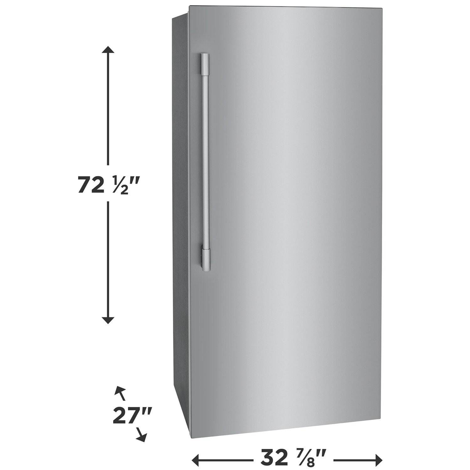 Frigidaire Professional 33 in. 18.6 cu. ft. Counter Depth Freezerless Refrigerator with Internal