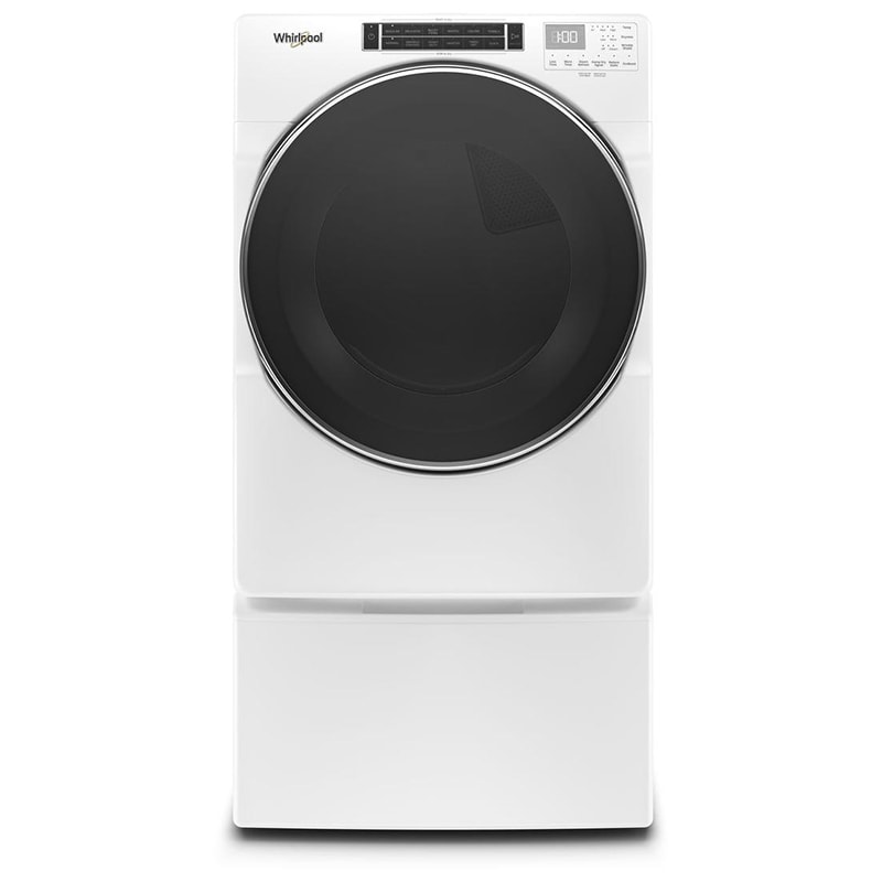 Whirlpool 27 in. 7.4 cu. ft. Stackable Gas Dryer with Sensor Dry, Sanitize & Steam Cycle - White, , hires
