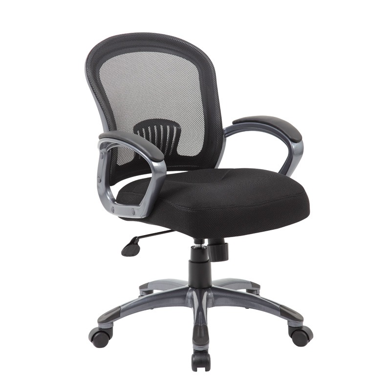 Boss Ergonomic Mesh Back Task Chair - Black (B6256-BK)