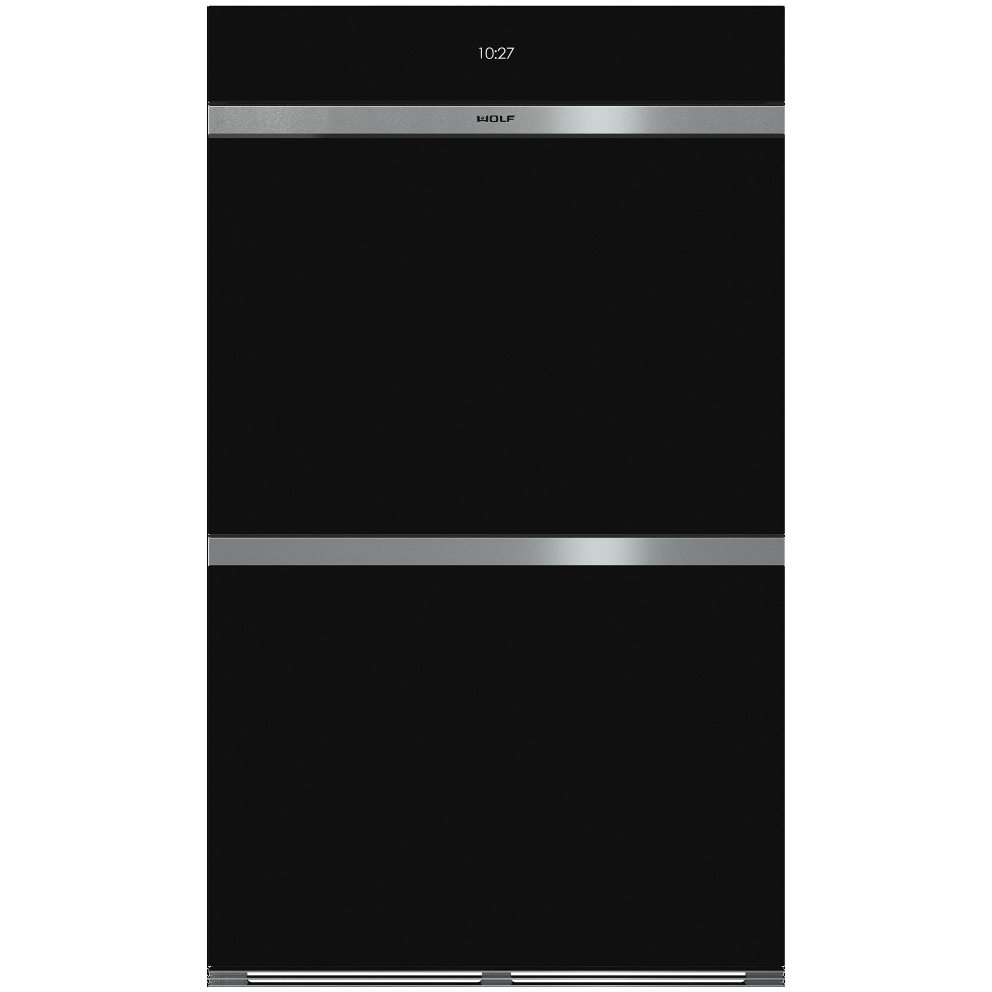 Wolf M Series 30 in. 10.2 cu. ft. Smart Top Control Electric Double Wall Oven with Standard Convection - Black, , hires