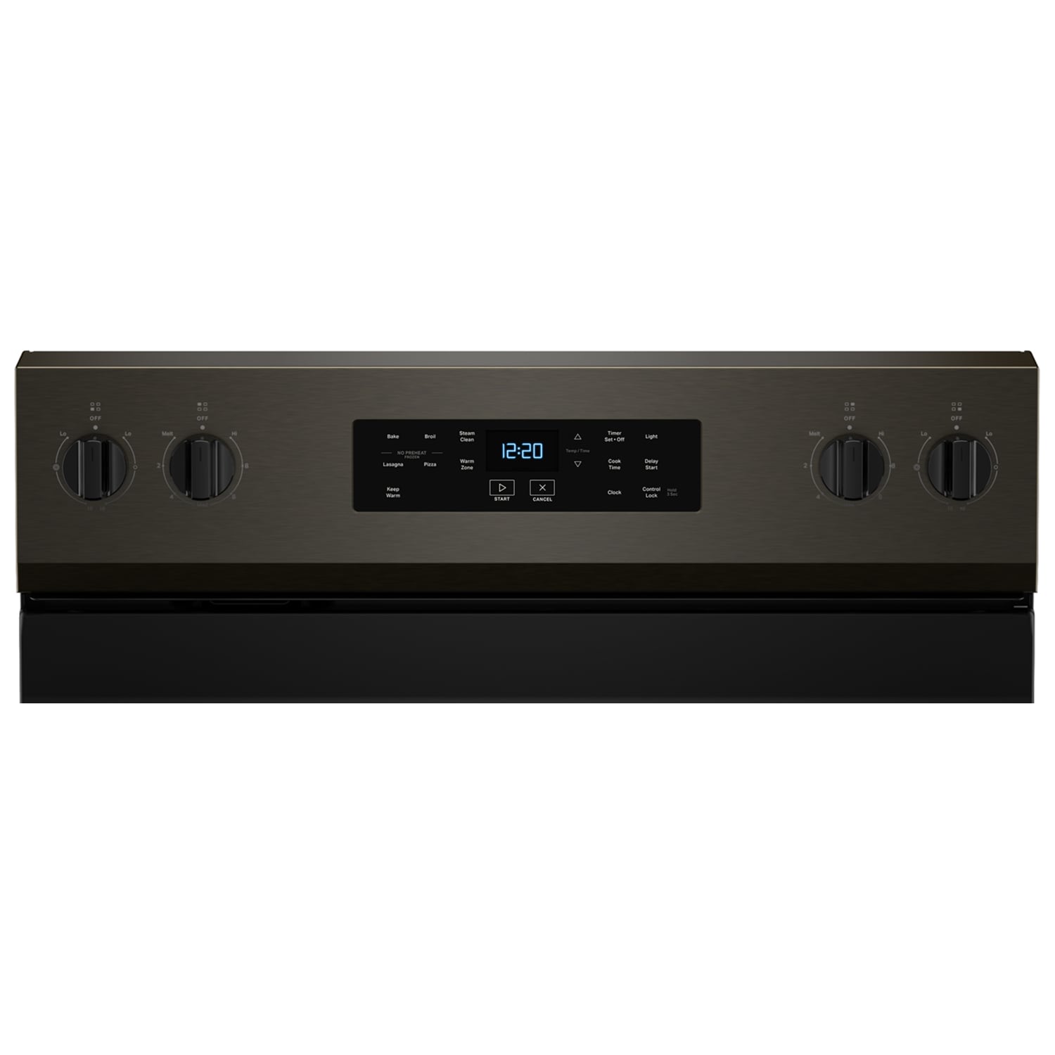 Whirlpool 30 in. 5.3 cu. ft. Electric Range with Radiant Burners - Black Stainless, Black Stainless, hires
