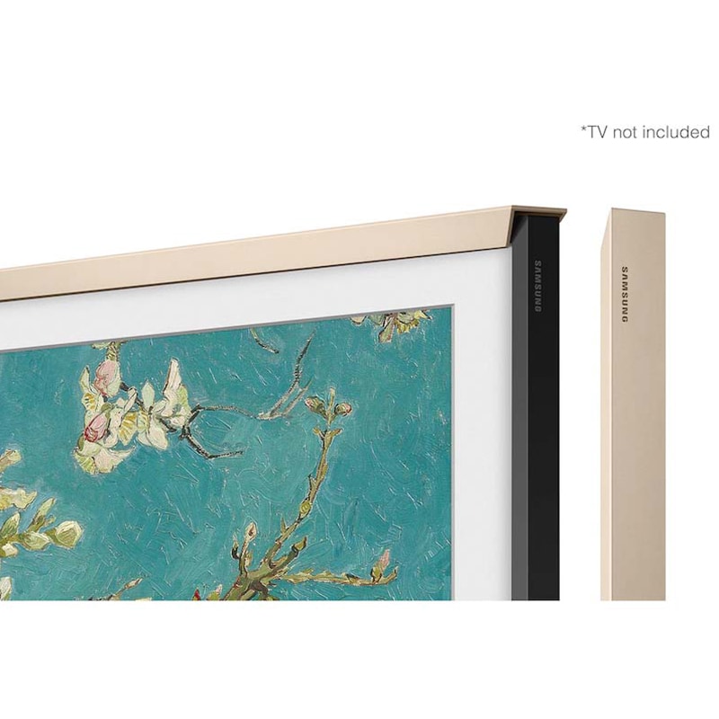 Samsung 55" The Frame Customizable Bezel Compatible with Samsung 2021-2025 The Frame TVs - Sand Gold, , hires