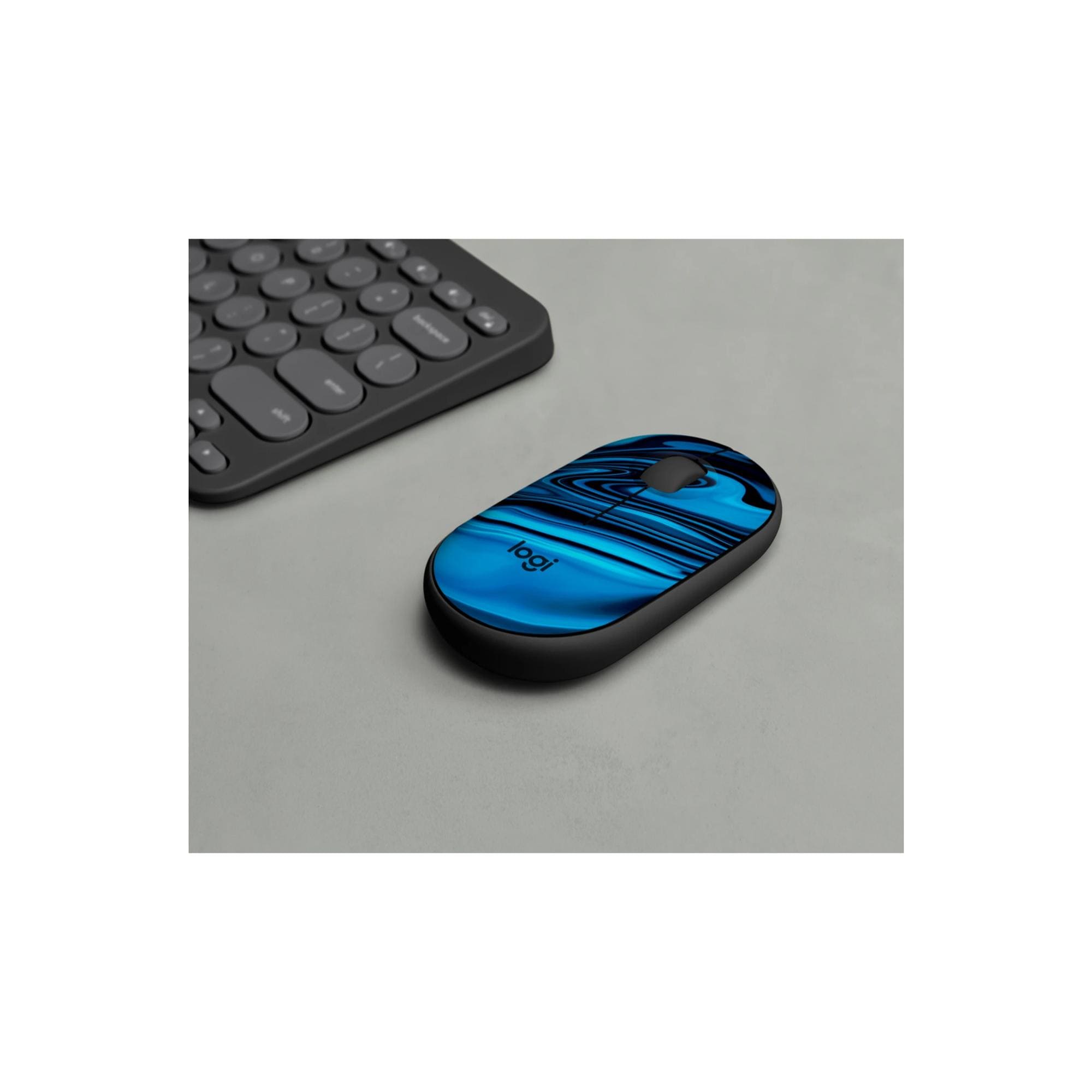 Logitech M340 Blue Galaxy Mouse, , hires