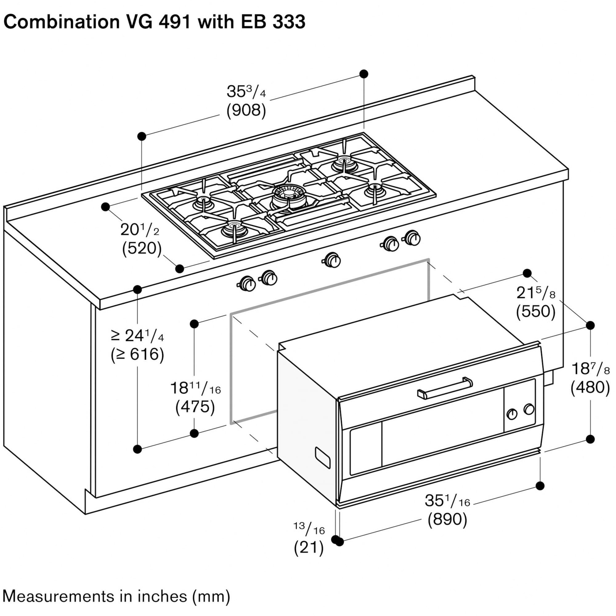 Gaggenau Vario 400 Series 36 in. 5-Burner Natural Gas Cooktop with Simmer Burner & Power Burner - Stainless Steel, , hires