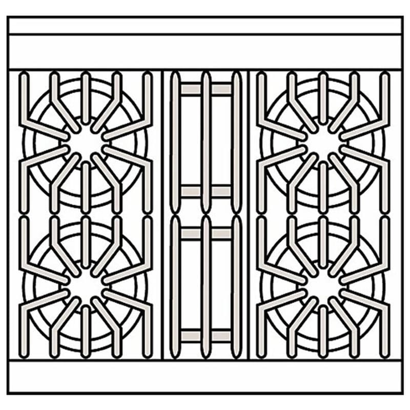 Viking 5 Series 30 in. 4 cu. ft. Standard Convection Gas Range with Open Burners - Stainless Steel, , hires