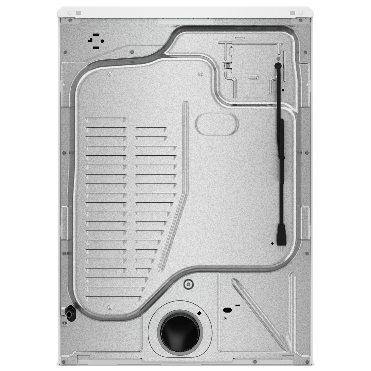 Whirlpool 27 in. 7.4 cu. ft. Smart Stackable Gas Dryer with Sensor Dry & Sanitize Cycle - White, White, hires