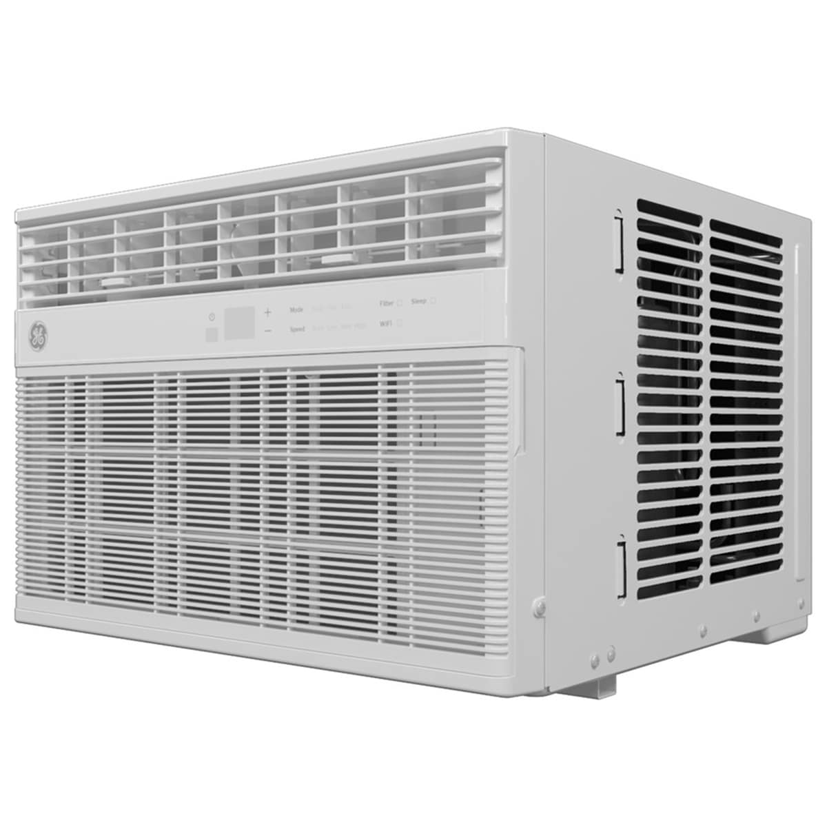 GE 10,000 BTU 115V Smart Window Air Conditioner with 3 Fan Speeds, Sleep Mode & Remote Control - White, , hires