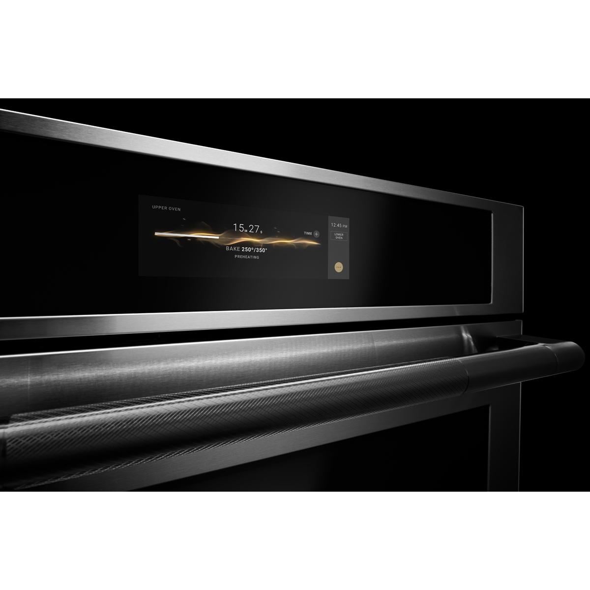 JennAir Rise 30 in. 10.0 cu. ft. Smart Front Control Electric Double Wall Oven with True European Convection & Sensor Cooking - Stainless Steel, , hires