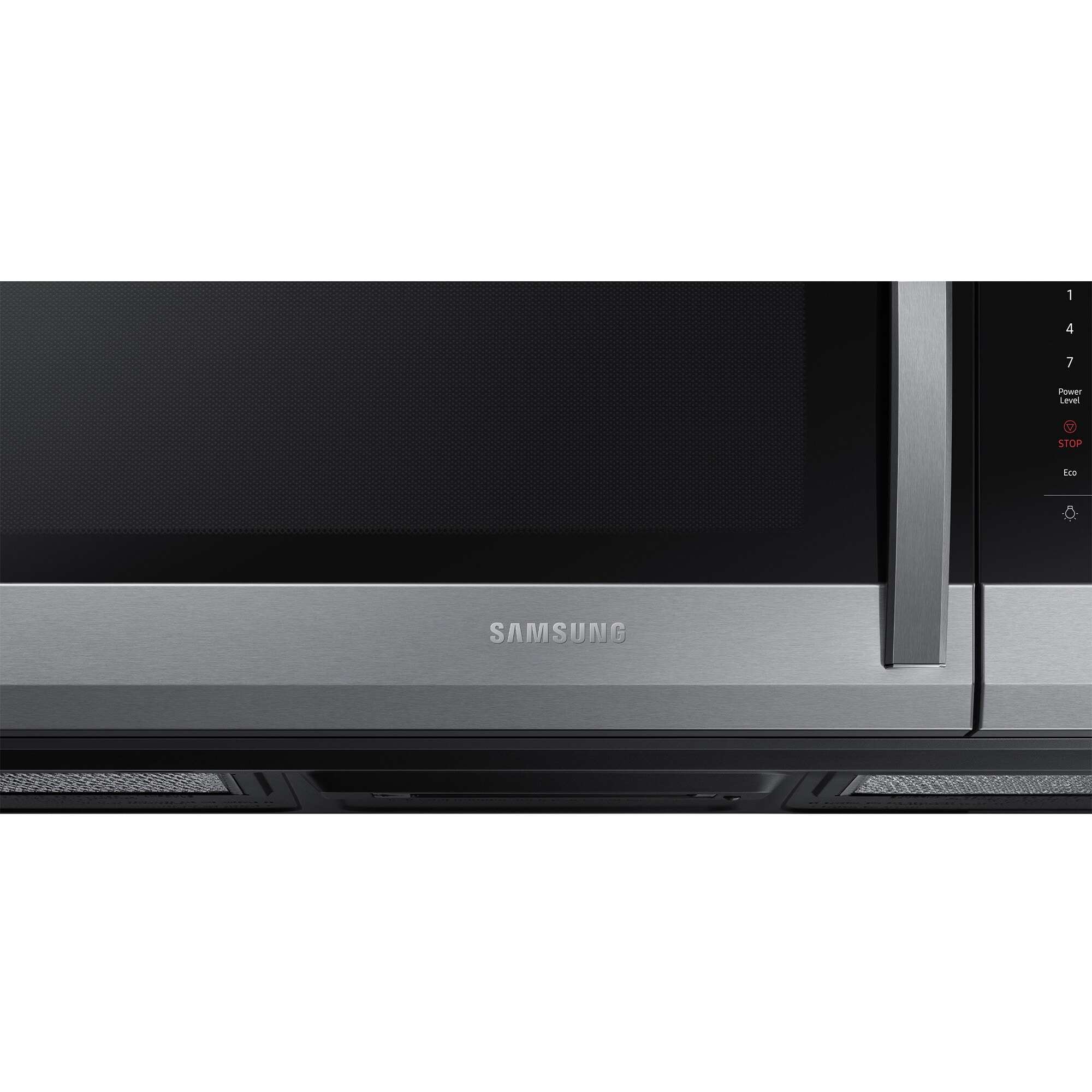 Samsung 30 in. 1.7 cu. ft. 1000W Over-the-Range Microwave with 300 CFM - Stainless Steel, Stainless Steel, hires