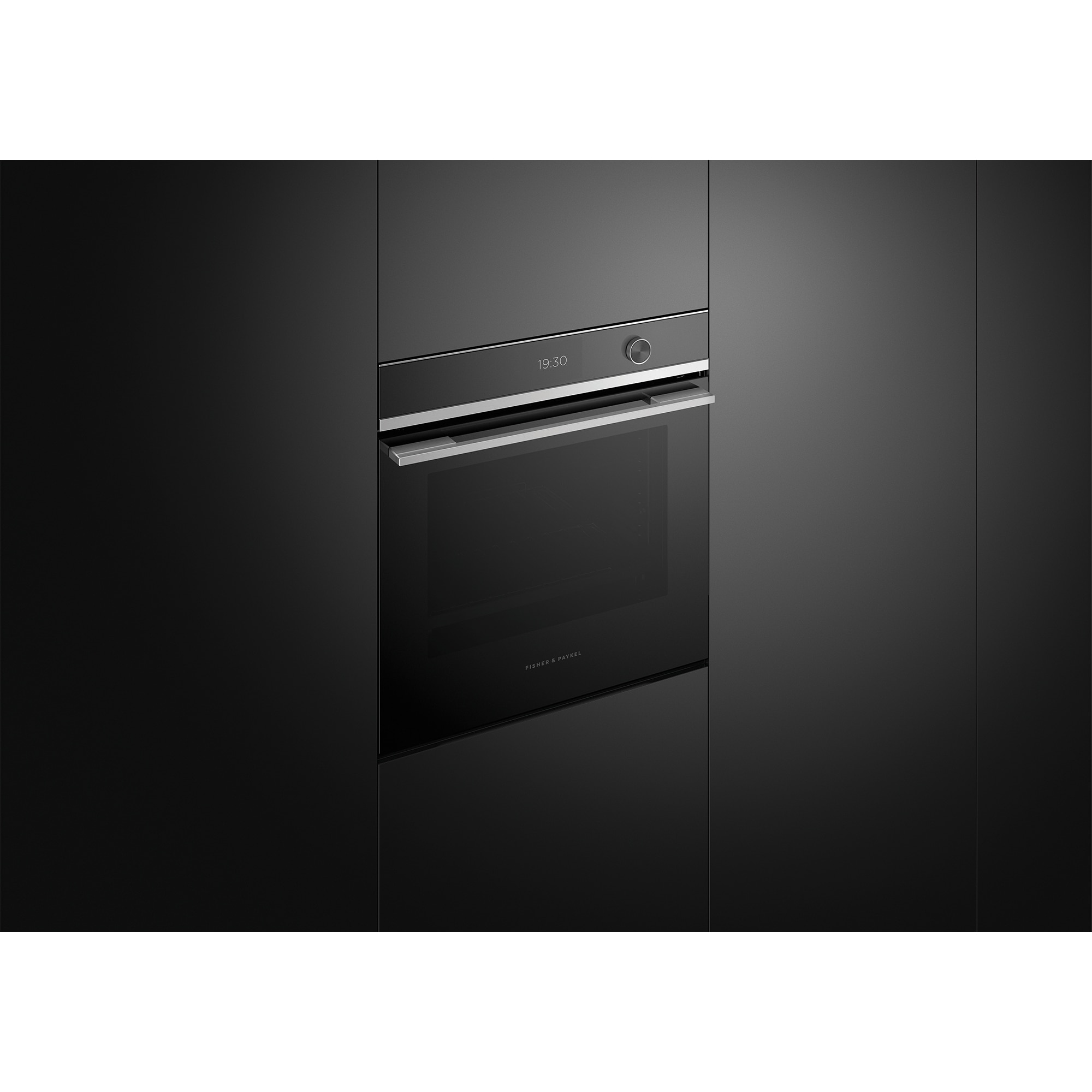 Fisher & Paykel Series 9 24 in. 3 cu. ft. Smart Electric Single Wall Oven with True European Convection - Stainless Steel, , hires