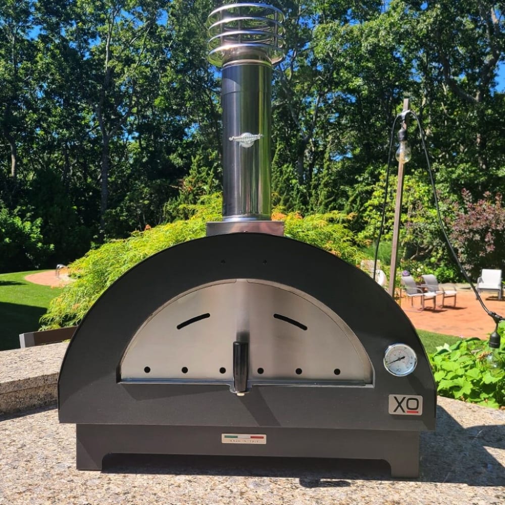 XO Countertop Wood Fired Pizza Oven - Black Powder Coat, , hires