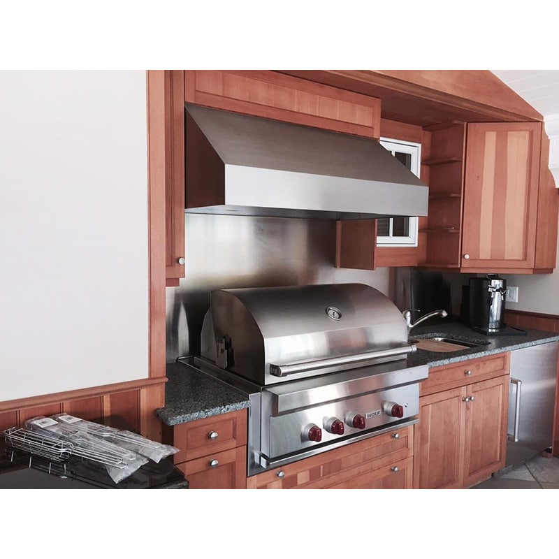 Vent-A-Hood 36 in. Ducted Canopy Pro Style Style Range Hood with 600 CFM, 3 Fan Speeds & 2 LED Lights - Stainless Steel, , hires