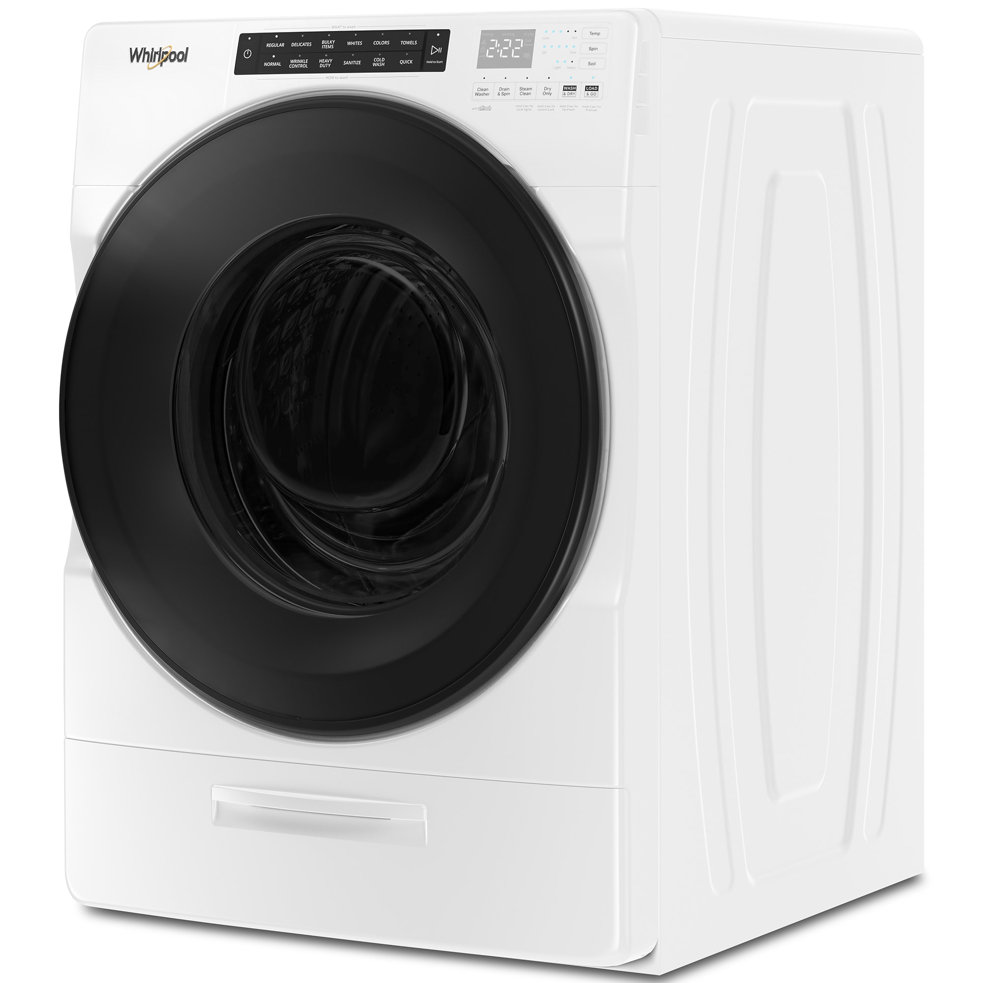 Whirlpool 27 in. 4.5 cu. ft. Electric All-in-One Front Load Washer-Dryer Combo with 1 Dryer Program & Wrinkle Care - White, , hires