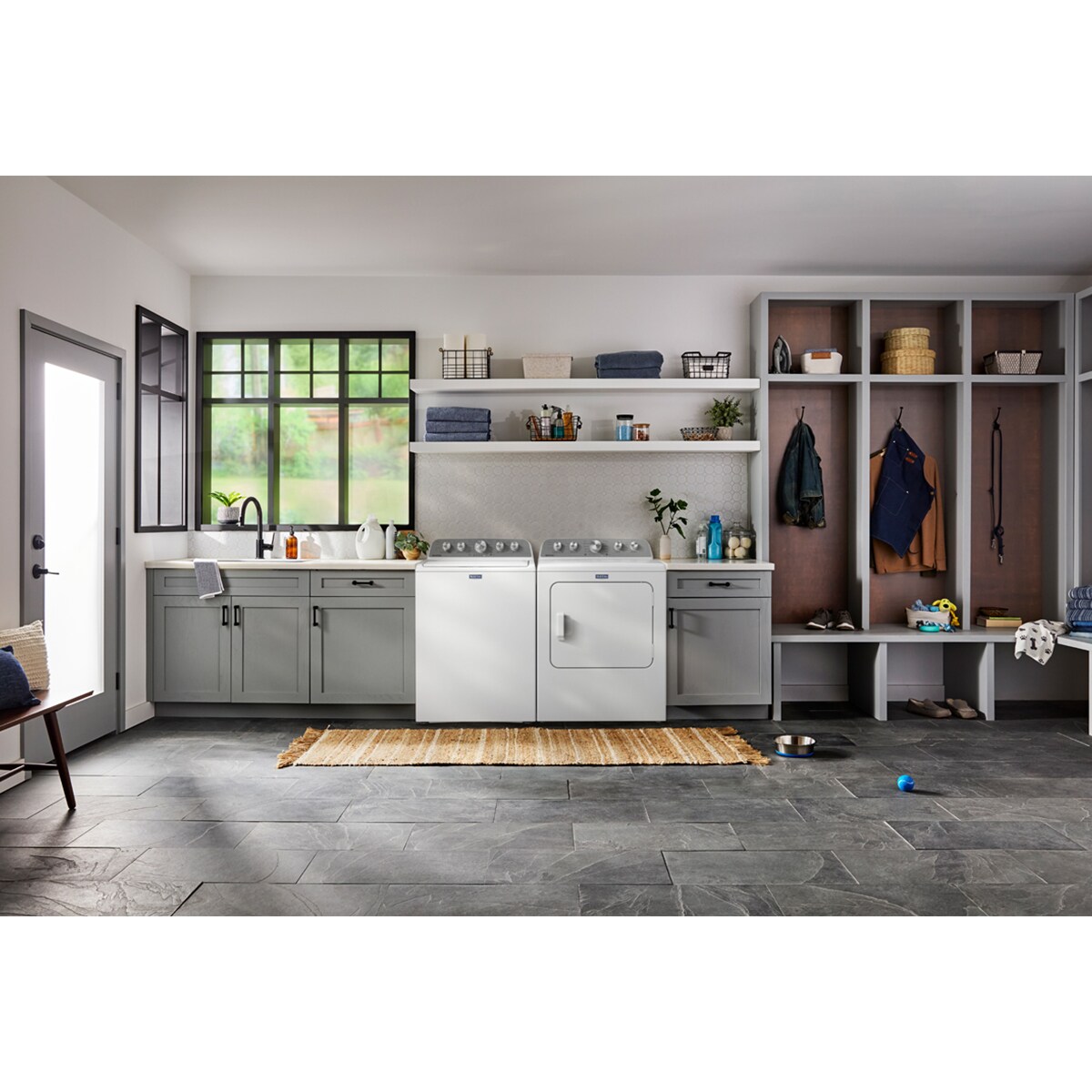 Maytag Pet Pro 27 in. 4.7 cu. ft. Top Load Washer with Agitator - White, White, hires