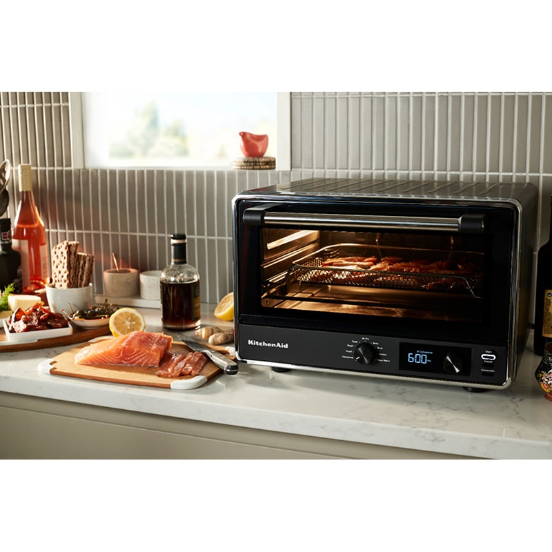 KitchenAid Digital Countertop Oven with Air Fryer - Matte Black, , hires