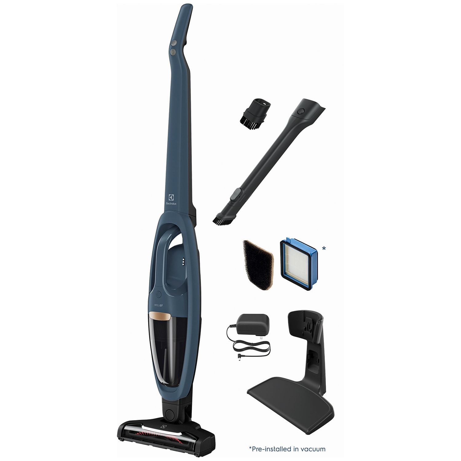 Electrolux WellQ7 Cordless Light-Weight 2-in-1 Handheld/Stick Vacuum with 2 Additional Tools, , hires