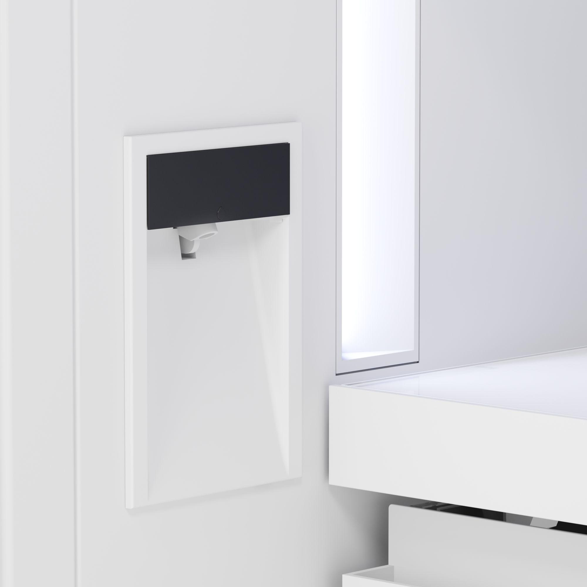 Bosch Benchmark Series 36 in. 20.1 cu. ft. Built-In Smart Counter Depth French Door Refrigerator with Internal Water Dispenser - Custom Panel Ready, , hires