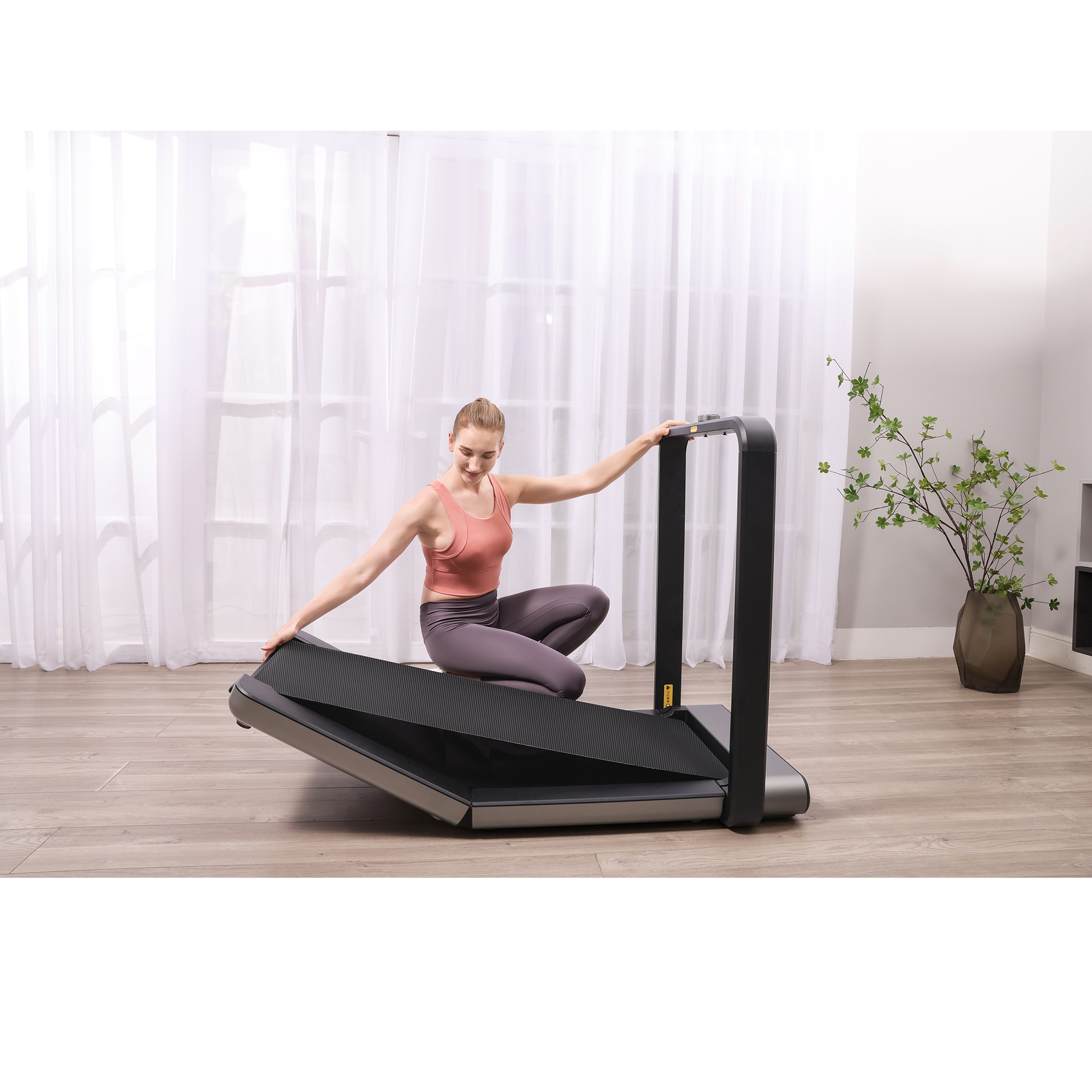 Kingsmith Double Fold And Stow Treadmill - Black, , hires