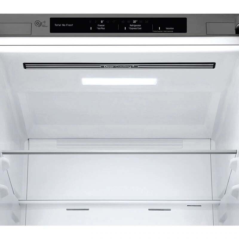 LG 24 in. 12 cu. ft. Counter Depth Bottom Freezer Refrigerator with Ice Maker - PrintProof Stainless Steel, , hires