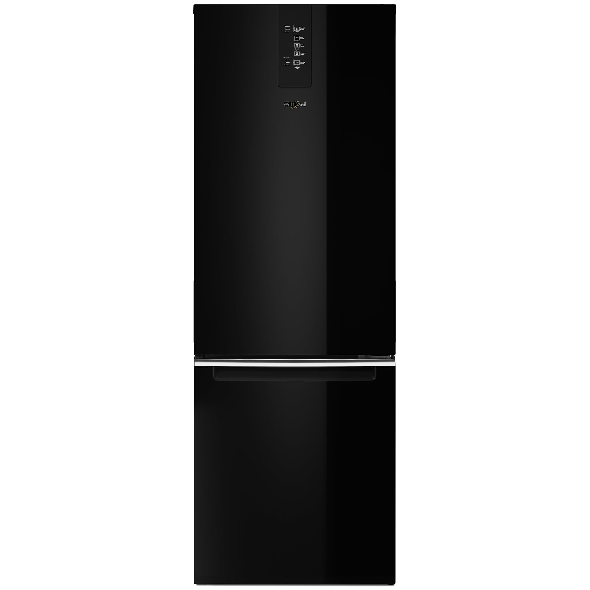 Whirlpool 24 in. 12.9 cu. ft. Counter Depth Garage Ready Bottom Freezer Refrigerator - Black, Black, hires