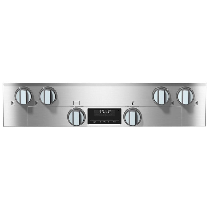 Miele 30 in. 4.6 cu. ft. Smart Dual Convection Dual Fuel Range with 4 Sealed Burners - Clean Steel, , hires